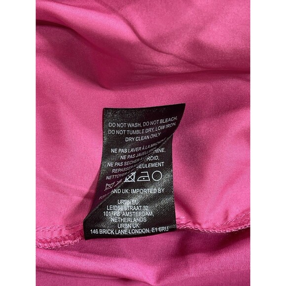 Anthropologie Hutch Jumpsuit Pink Poplin Bow Preppy Boho Retro Vacay Large NWT - Picture 11 of 12